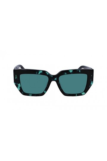Calvin Klein Jeans CKJ23608S Sunglasses, 237 Green Havana, Taille Unique Unisex