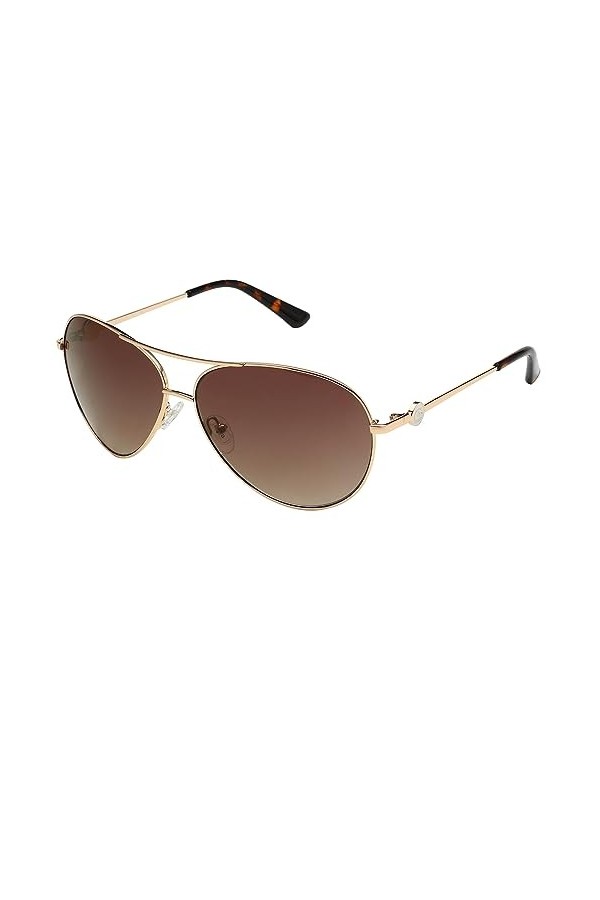 GUESS Femme 0 Lunettes de Soleil, Gold, 64