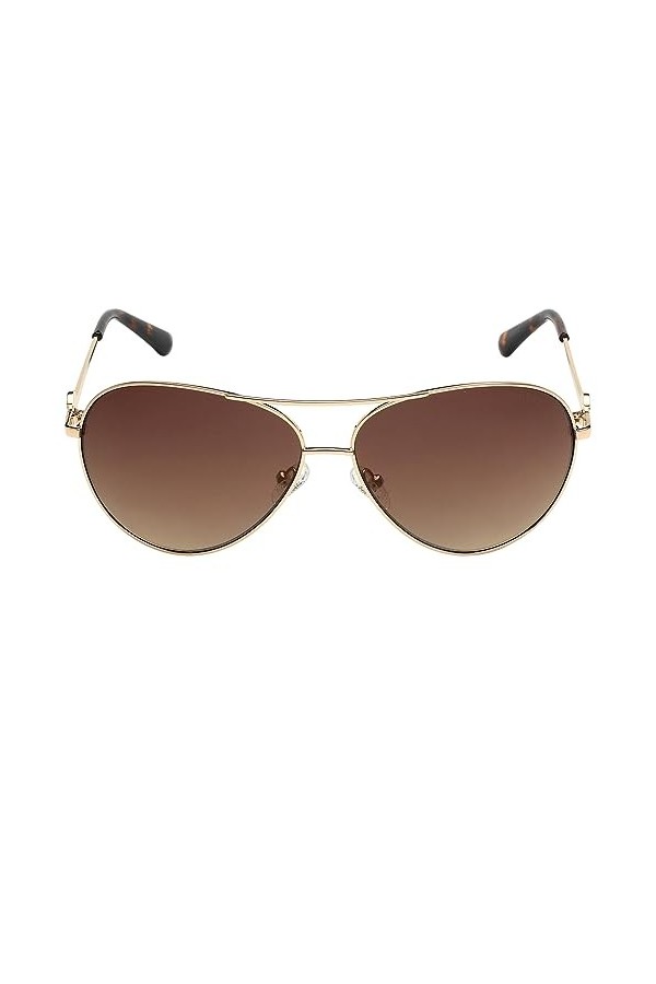 GUESS Femme 0 Lunettes de Soleil, Gold, 64