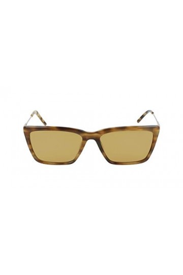 DKNY DK709S Lunettes de Soleil, Brown Horn, Taille Unique Femme