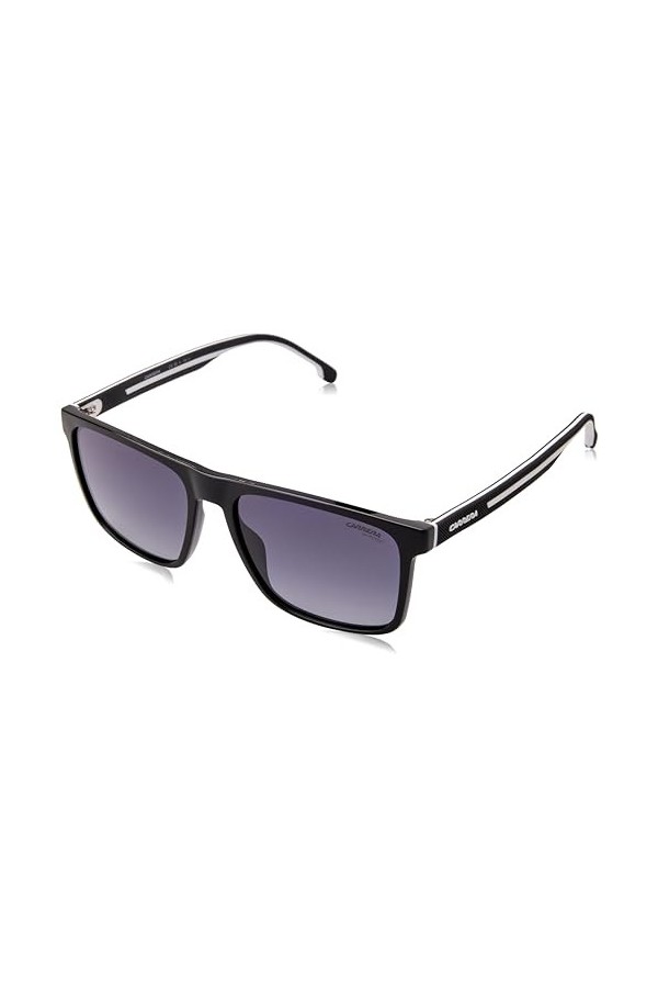 Carrera 8064/S 80s 57/17/145 Mens Sunglasses, 80S/9O Black White, 57 Unisex