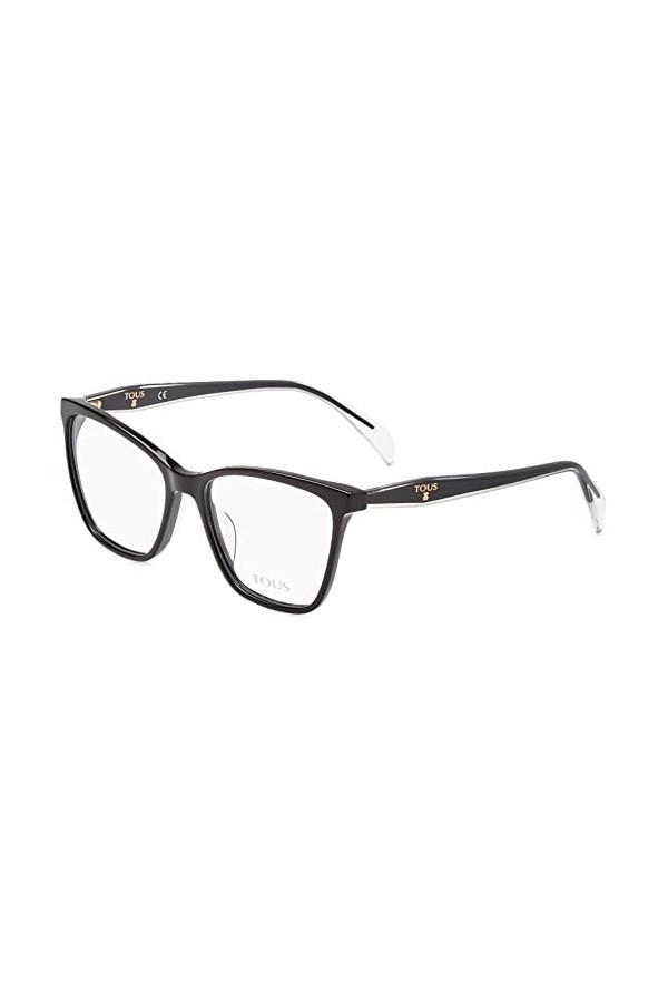 TOUS Vtob57 Lunettes de Soleil, Noir Brillant, 54 Femme