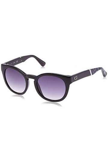 Guess GU7473 01B 52 Montures de Lunettes, Noir Nero Lucido/Fumo Grad , Mixte Adulte
