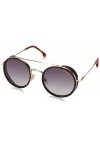Carrera Lunettes de soleil pour homme, doré et rouge, 52
