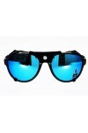 Loubsol - Lunettes de Soleil adulte Loubsol Sérac noir bleu catégorie 4 Mixte Indice 4, coques amovibles