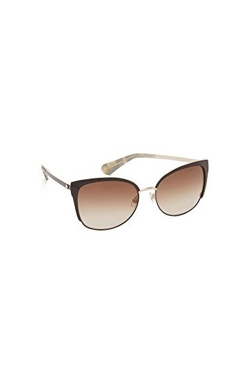 Kate Spade Genice/S Sunglasses, Brown Gold, 57 Unisex