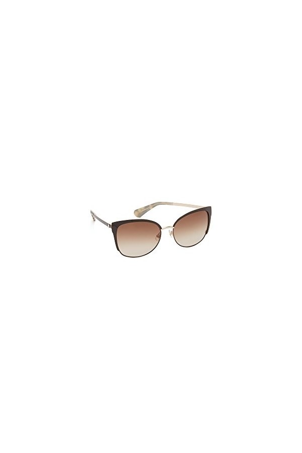 Kate Spade Genice/S Sunglasses, Brown Gold, 57 Unisex