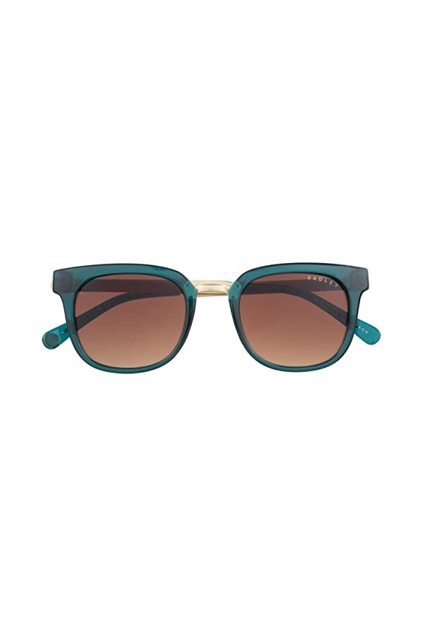Radley RDS 6510 Womens Sunglasses 188 Verdigris Turquoise-Gold/Brown Gradient