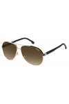 Carrera Lunettes de Soleil 1051/S Gold Black/Brown Shaded 61/13/140 unisexe