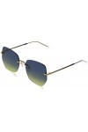 TOMMY HILFIGER TH 1667/S Lunettes de Soleil, Bleu Or, 57 Femme