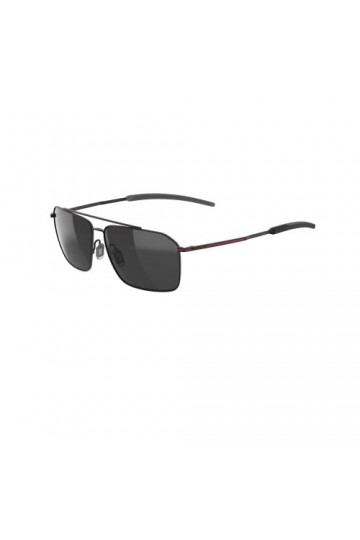 bollé - FLOW Black Red Matte – Volt+ Gun Polarized, Lunettes de soleil, Large, Mixte Adulte