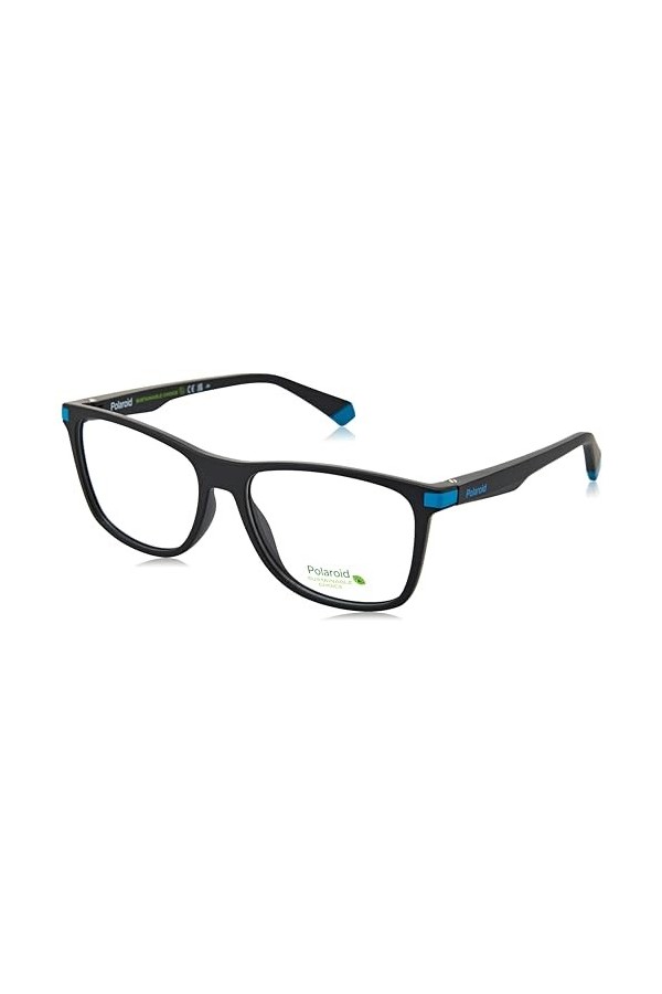 Polaroid Lunettes Vista PLD D514 0vk 55/16/140 Homme Sunglasses, 0VK/16 MTBLK Blue, 55 Unisex