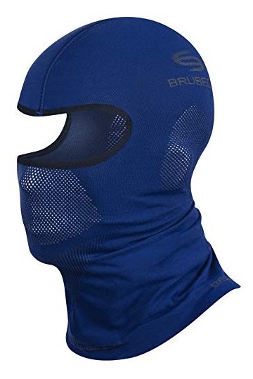 Brubeck Masque fonctionnel pour cagoule ou vélo pour mixte adulte L-XL Bleu foncé