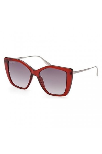 MAX &CO MO0065 Lunettes de Soleil, Rouge Brillant, 54/16/140 Femme