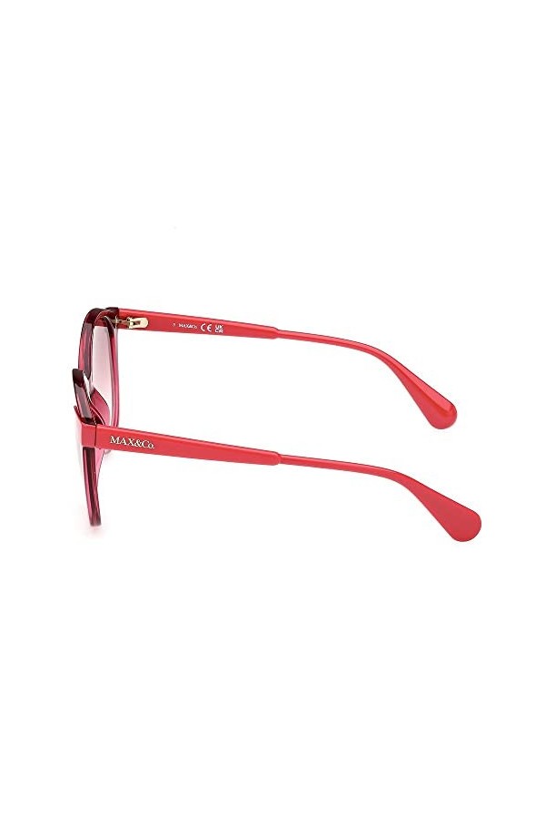 MAX &CO MO0084 Lunettes de Soleil, Shiny Fuxia, 55/18/140 Femme