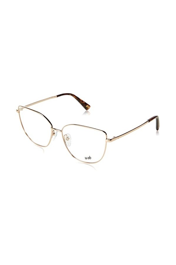 Web Eyewear We5338 Lunettes de Soleil, Rhodium Brillant, 55 Femme