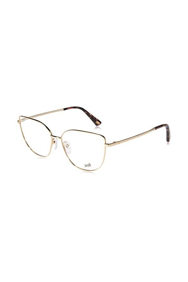 Web Eyewear We5338 Lunettes de Soleil, Rhodium Brillant, 55 Femme