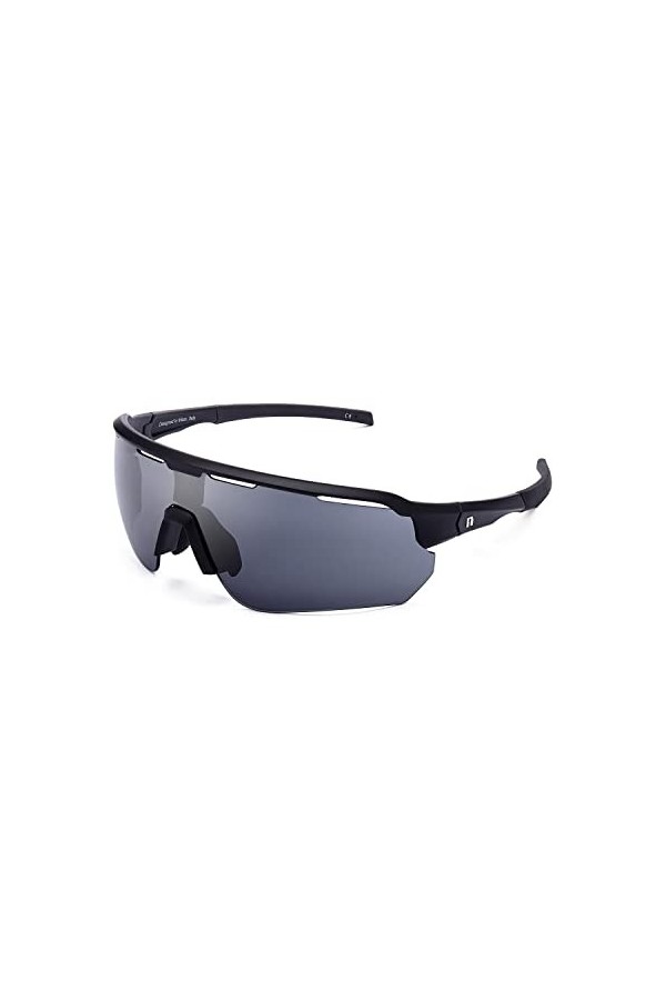 CLANDESTINE Epic Black By SANYO - Lunettes de soleil de sport antibuée pour hommes et femmes