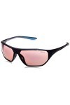 NIKE NIKE AERO DRIFT E DQ0999, Lunettes de soleil Mixte, MATTE MIDNIGHT NAVY/ROAD/BLUE, 65