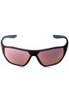 NIKE NIKE AERO DRIFT E DQ0999, Lunettes de soleil Mixte, MATTE MIDNIGHT NAVY/ROAD/BLUE, 65