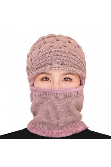 Frolada Cagoule dhiver en tricot pour femme - Coupe-vent - Chaude - Cache-cou - Pour léquitation, le ski, le patineur - Tai