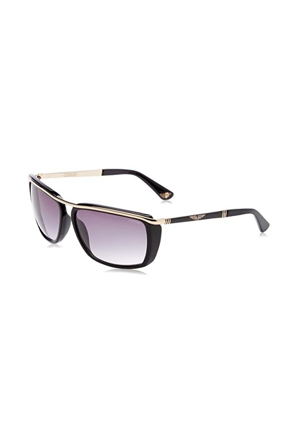 Police SPLB45 Sunglasses, Black, 60 Unisex