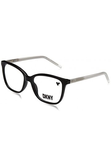 DKNY DK5052 Sunglasses, 001 Black, 53 Unisex