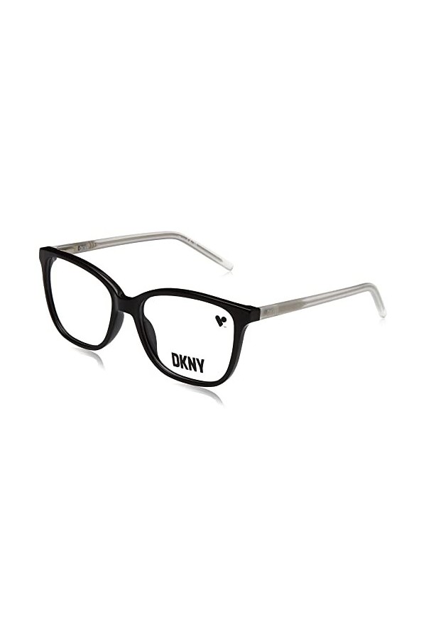 DKNY DK5052 Sunglasses, 001 Black, 53 Unisex
