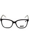 DKNY DK5052 Sunglasses, 001 Black, 53 Unisex