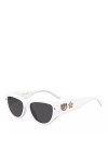 CHIARA FERRAGNI CF 7014/S Lunettes de Soleil, Blanc, 54 Femme