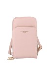 flora & co Petit Sac Bandoulière Femme pour Smartphone 6.7 Pouces - Sacoche Multipoches Zippé pour Iphone 13 14 Pro Max - Poc