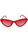 MODO & ECO Mine Lunettes de Soleil, Rouge, 55 Femme