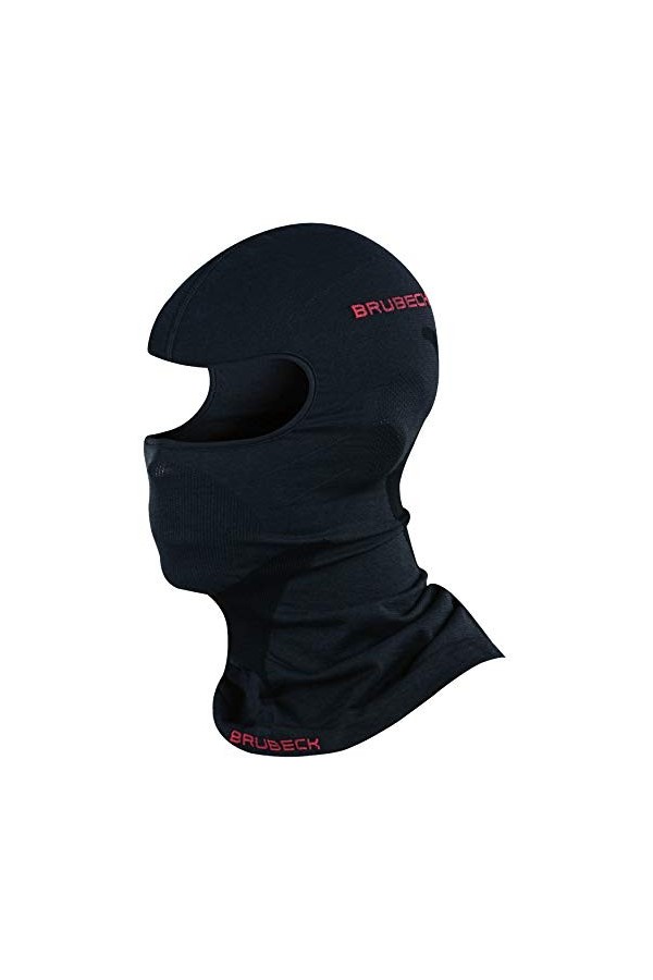 Brubeck - Cagoule multifonction, style motoAu choix : noir, blanc, demi-cagoule excellente qualité, sadapte à la forme du c