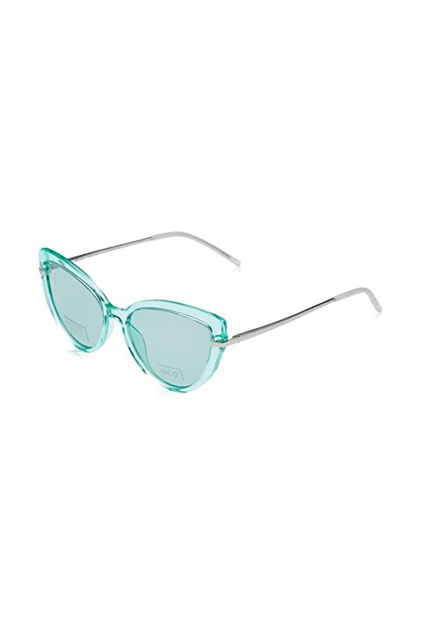 MODO & ECO Aubrey Lunettes de Soleil, Vert Clair, 55 Femme