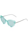 MODO & ECO Aubrey Lunettes de Soleil, Vert Clair, 55 Femme