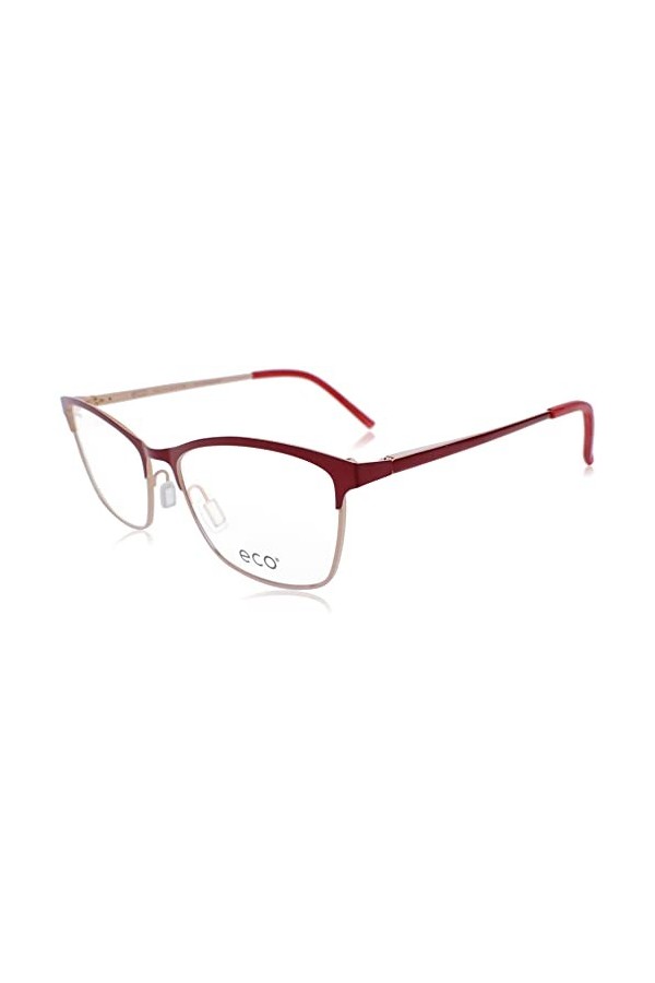 MODO & ECO Maya Lunettes de Soleil, Bordeaux Mat, 54 Femme