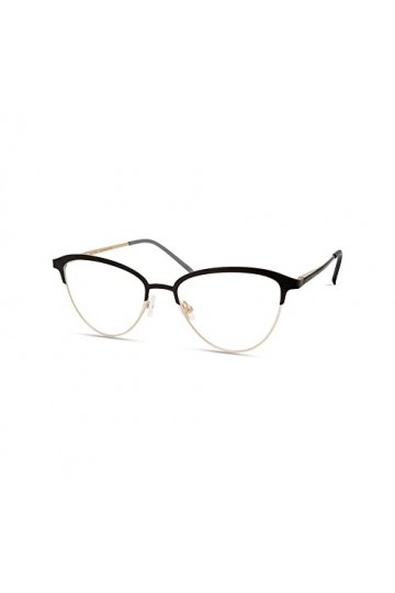 MODO & ECO Cortina Lunettes de Soleil, Black/Rose Gold, 53 Femme
