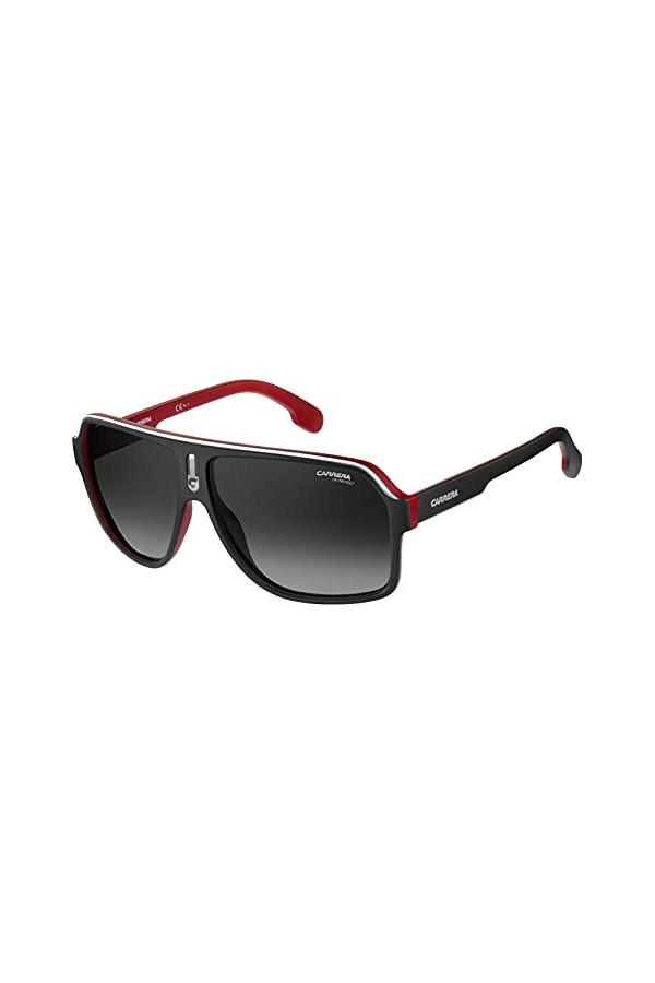 Carrera 1001/s Sunglasses, 80S/9O Black White, 62 Unisex