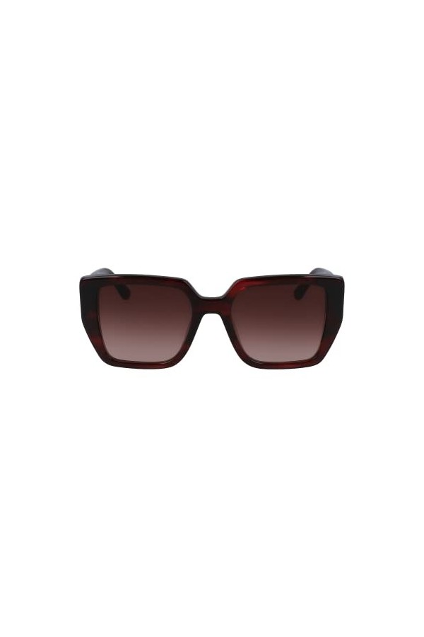 KARL LAGERFELD KL6036S 45389 Sunglasses, 049 Striped Burgundy, 52-19 Unisex