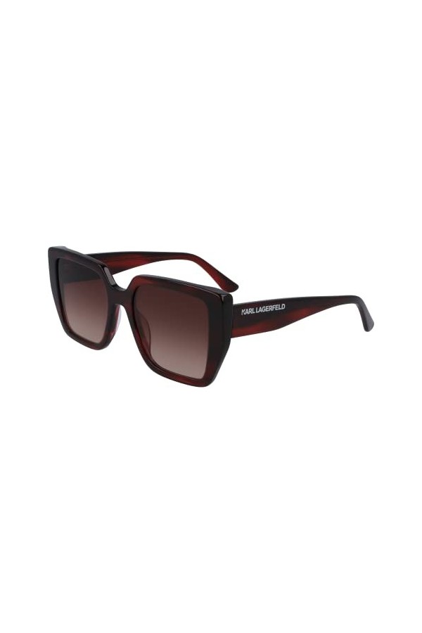 KARL LAGERFELD KL6036S 45389 Sunglasses, 049 Striped Burgundy, 52-19 Unisex