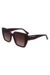 KARL LAGERFELD KL6036S 45389 Sunglasses, 049 Striped Burgundy, 52-19 Unisex