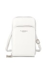 flora & co Petit Sac Bandoulière Femme pour Smartphone 6.7 Pouces - Sacoche Multipoches Zippé pour Iphone 13 14 Pro Max - Poc