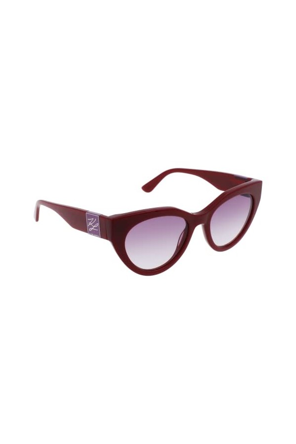 KARL LAGERFELD KL6047S Lunettes de Soleil, Burgundy, 5219 aux Femmes