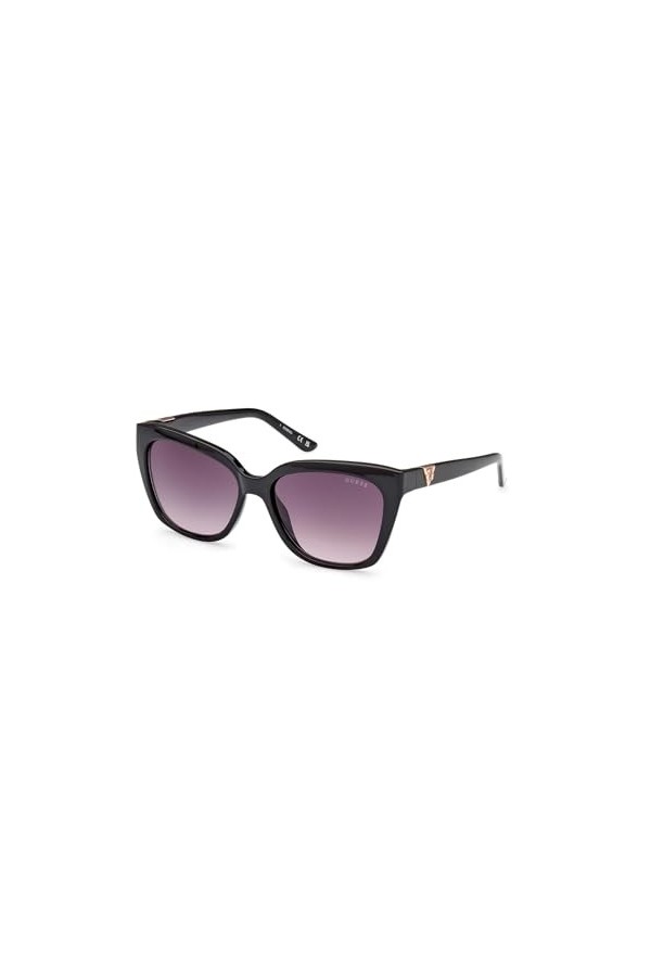 Guess GU7878 Lunettes de Soleil, Noir Brillant, 53/16/140 Femme