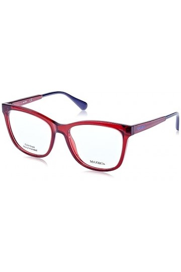 MAX &CO MO5040 Lunettes de Soleil, Rouge Brillant, 54/17/140 Femme