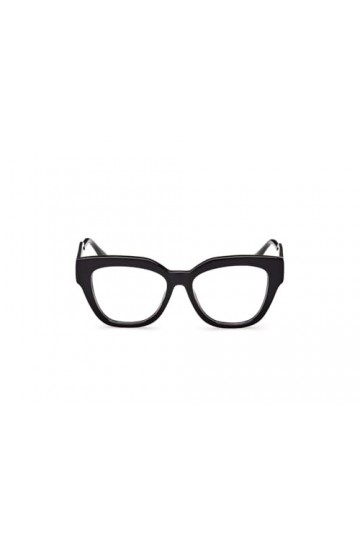 MAX &CO MO5074 Lunettes de Soleil, Noir Brillant, 52/16/140 Femme