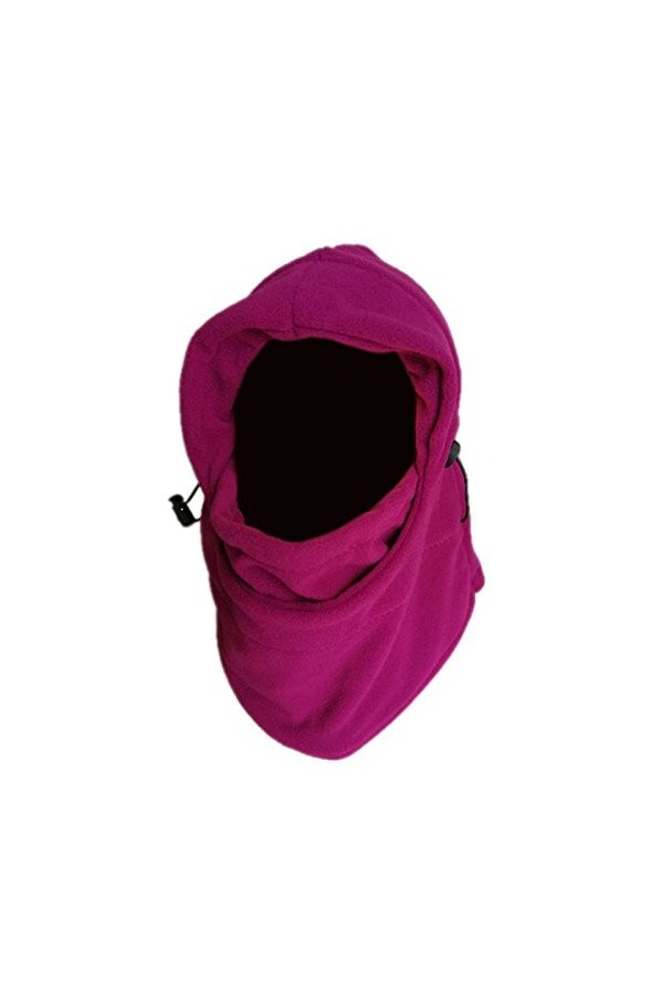 Cicilin Unisexe Cagoule de Masque Garder Chaud Cache-Oreilles Nez Tête Tour de Cou Enfant Adulte en Polaire Doublure Camoufla