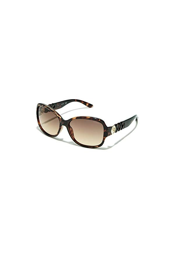 Guess GF6001-6052F Lunettes de Soleil, Marron, 60/17/135 Femme