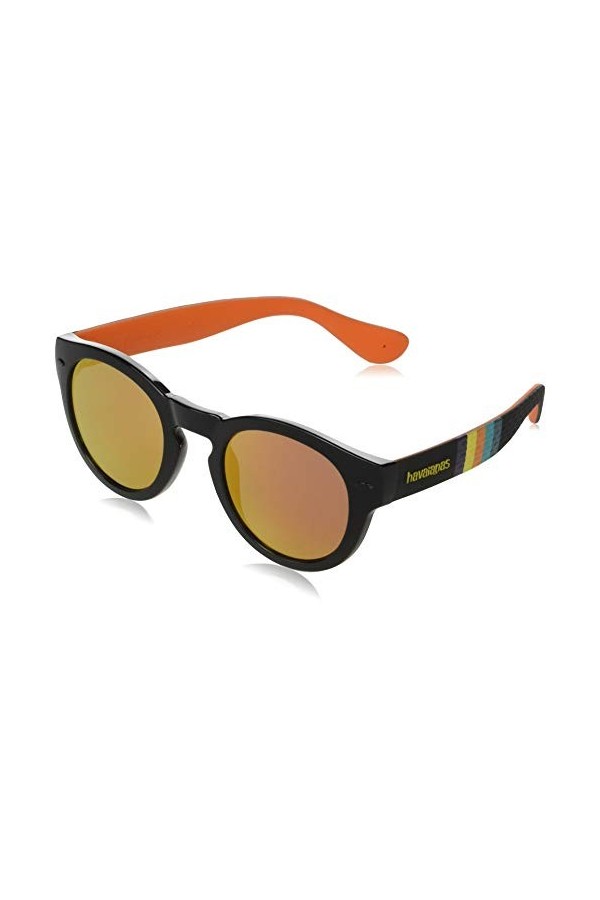Havaianas TRANCOSO/M Sunglasses, BKSTRPDBK, 49 Mixte