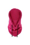 WSLCN Cagoule Polaire Coupe-Vent Masque de Ski Thermique Unisexe Chaud Couvre-Visage Respirant Cache-Cou Épais pour Sports de